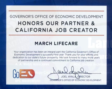 Governor's Office Certificate